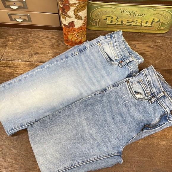 Boys Size 14 Old Navy Jeans Straight Leg Skinny Bundle of 2 - Picture 1 of 9